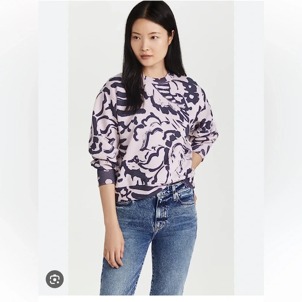 Tanya  Taylor Sabine Orchid Sweatshirt